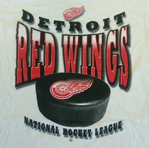Detroit Red Wings Hockey Magic Johnson label shirt